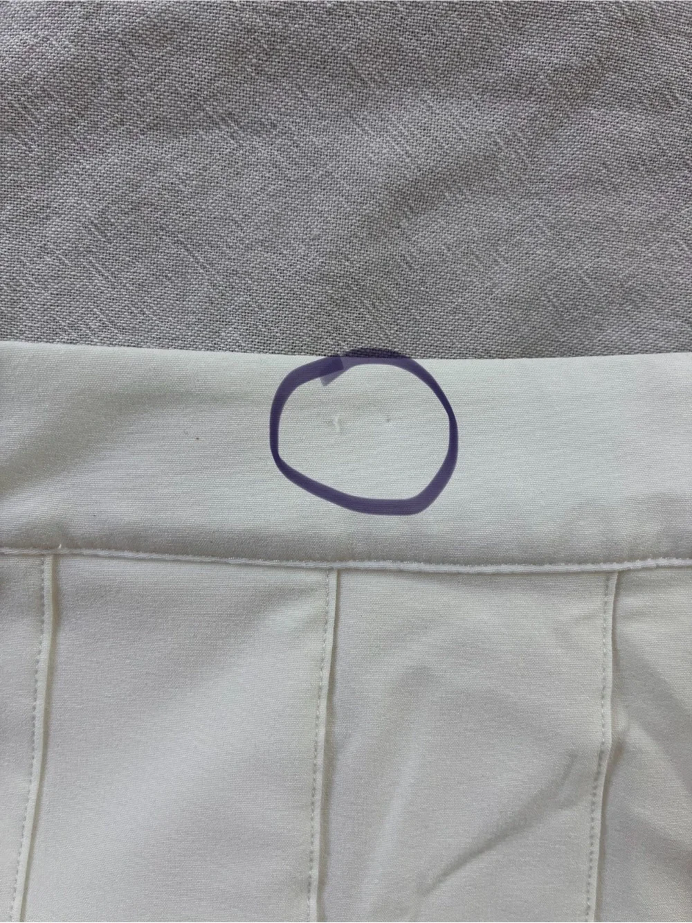 Tori Burch white tennis skirt